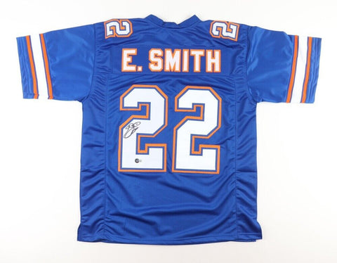 Emmitt Smith Signed Florida Gators Jersey (Beckett) NFL All-Time Leading Rusher