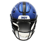 Sauce Gardner Signed Indianapolis Colts SpeedFlex Authentic Rivalries NFL Helmet