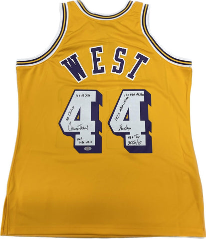 Jerry West Signed Lakers Jersey PSA/DNA Auto Lakers Autographed