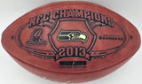 Marshawn Lynch Autographed Leather 2013 NFC Champions Football 299/500 ML 14158