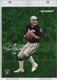 Autographed/Signed 2024 Emanate Jim Plunkett Green /99 8x10 Card Fanatics COA