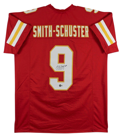 JuJu Smith-Schuster Authentic Signed Red Pro Style Jersey BAS Witnessed