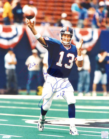 Danny Kanell Autographed 16x20 Photo New York Giants "To Rich, God Bless" 214162