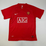 Autographed/Signed Wayne Rooney Manchester United Red 2008 Jersey BAS COA
