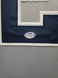 FRAMED NEW YORK YANKEES TINO MARTINEZ AUTOGRAPHED SIGNED JERSEY PSA COA