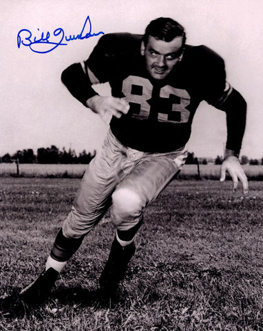 Packers BILL QUINLAN (d) Signed 8x10 Photo #1 AUTO - 1961 & 62 NFL Champ