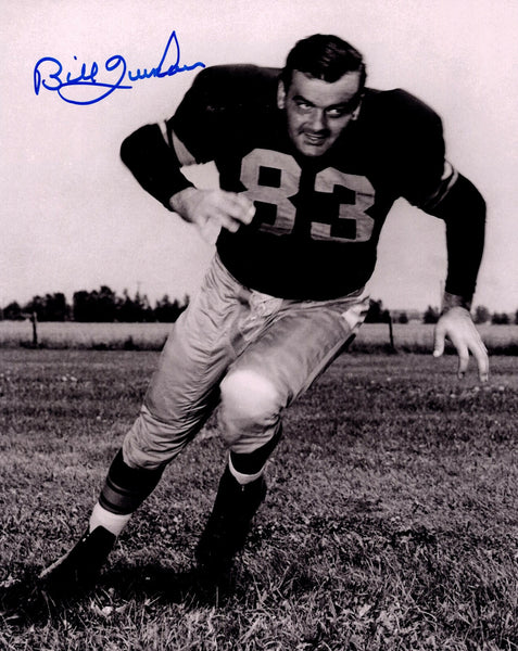 Packers BILL QUINLAN (d) Signed 8x10 Photo #1 AUTO - 1961 & 62 NFL Champ