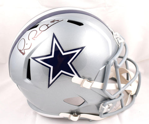 Michael Irvin Autographed Cowboys F/S Speed Helmet-Beckett W Holo *Black *Back