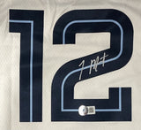 Ja Morant Signed Memphis Grizzlies White Nike Swingman Jersey BAS
