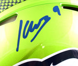 Kenneth Walker III Signed Seahawks F/S Flash Speed Authentic Helmet- BA W Holo