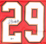 Christian Izien Signed Tampa Bay Buccaneers Jersey (Beckett) Ex-Rutgers Def. Bck