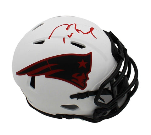 Tom Brady Signed New England Patriots Speed Lunar NFL Mini Helmet