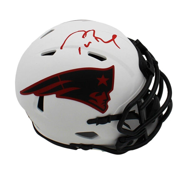 Tom Brady Signed New England Patriots Speed Lunar NFL Mini Helmet