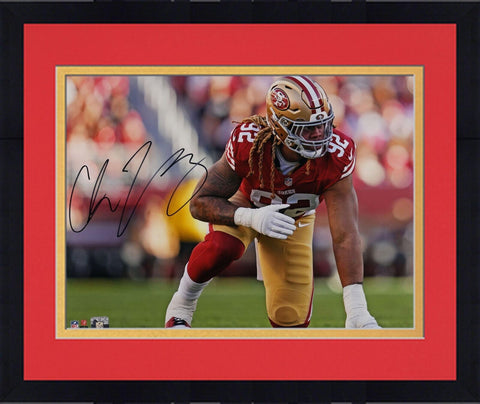 Framed Chase Young San Francisco 49ers Autographed 16" x 20" Pre-Snap Photograph