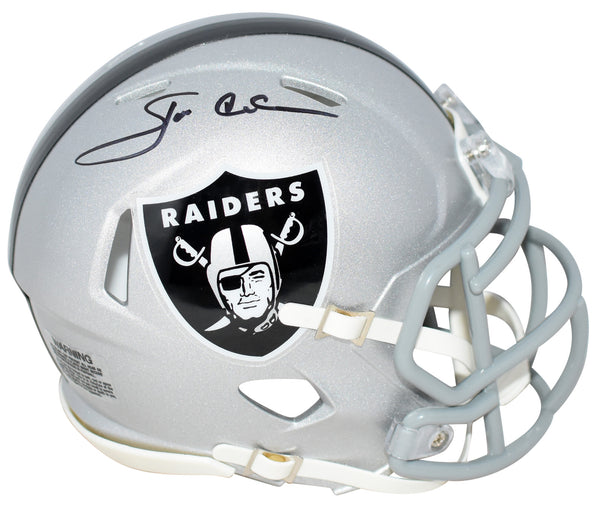 JON GRUDEN SIGNED LAS VEGAS OAKLAND RAIDERS SPEED MINI HELMET BECKETT