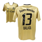 Michael Ballack Signed FC Bayern Munich Soccer Jersey #13 with Beckett Witness