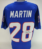 Curtis Martin Signed New England Patriots Jersey (PSA COA) 5xPro Bowl R.B.