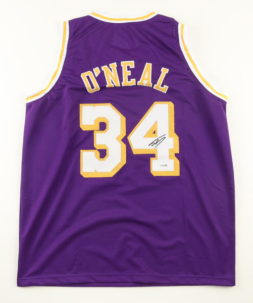 Shaquille O'Neal Signed Los Angeles Lakers Jersey (JSA) 4xNBA Champion / Big Man
