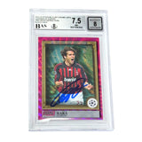 Kaka Signed 2022-23 Topps Stadium Club Chrome Legends Pink /150 - BGS 7.5