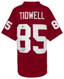 Cuba Gooding Jr Signed Red 'Tidwell' Custom Football Jersey - (BECKETT COA)