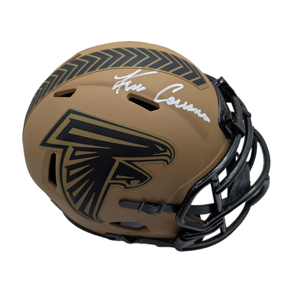 Kirk Cousins Autographed Atlanta Falcons Salute To Service 23 Mini Helmet - COA