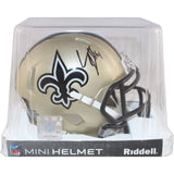 Cam Jordan Autographed New Orleans Saints Mini Helmet Beckett Witness 51858