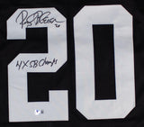 Rocky Bleier Signed Pittsburgh Steelers Jersey Inscribed "4xSB Champs" (Beckett)