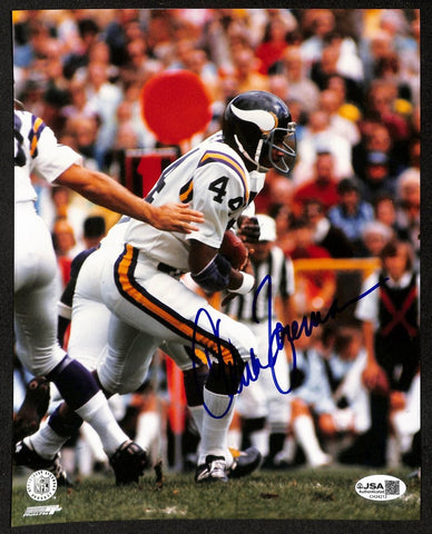 Chuck Foreman Signed/Autographed 8x10 Photo Minnesota Vikings JSA 199359