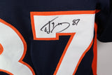 Ed McCaffrey Autographed Denver Broncos Navy Jersey Beckett COA