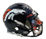 PEYTON MANNING Autographed HOF 21 Custom Visor Broncos Authentic Helmet FANATICS