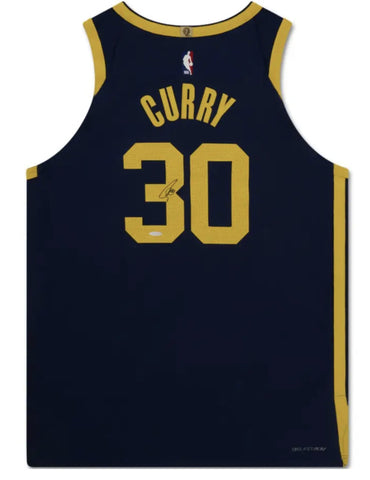 Stephen Curry Autographed Warriors Authentic Statement Ed. Jersey UDA