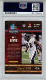 Ray Lewis Autographed/Signed 2018 Panini #5 Trading Card PSA Slab 43760