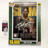 Autographed/Signed Ray Allen Seattle Supersonics Funko #04 Figurine JSA COA
