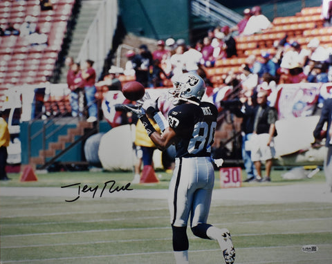 Jerry Rice HOF Oakland Raiders Autographed 16x20 Photo JSA 205229