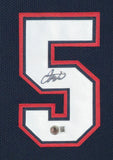 FRAMED NEW JERSEY NETS JASON KIDD AUTOGRAPHED SIGNED JERSEY BECKETT HOLO