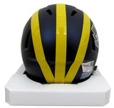 Jim Harbaugh Signed/Auto Mini Football Helmet Michigan Coach Fanatics 200044