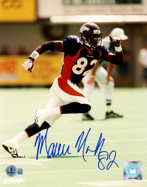 Marcus Nash Autographed/Signed Denver Broncos 8x10 Photo Beckett 57625