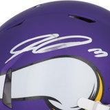 Jordan Addison Minnesota Vikings Autographed Riddell Speed Authentic Helmet