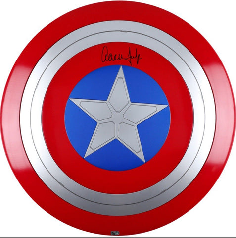 Aaron Judge Signed Marvel Captain America Shield Yankees Auto Fanatics MLB NIB