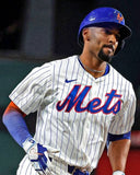 Marcus Semien Signed New York Mets Jersey (Beckett) 2023 World Champ / Infielder