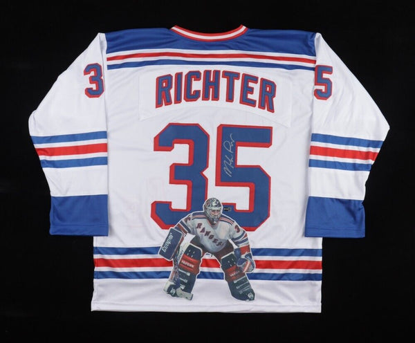 Mike Richter Signed New York Rangers Jersey (Steiner) 1994 Stanley Cup Champion
