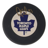 Doug Gilmour Signed Toronto Maple Leafs Logo Puck (Beckett) 1989 Stnly Cup Champ
