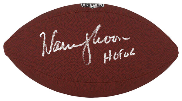 Warren Moon Signed Wilson Limited Full Size NFL Football w/HOF'06 (SCHWARTZ COA)