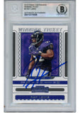 Ray Lewis Autographed 2019 Contenders Ticket #WT-5 Trading Card Beckett 53017