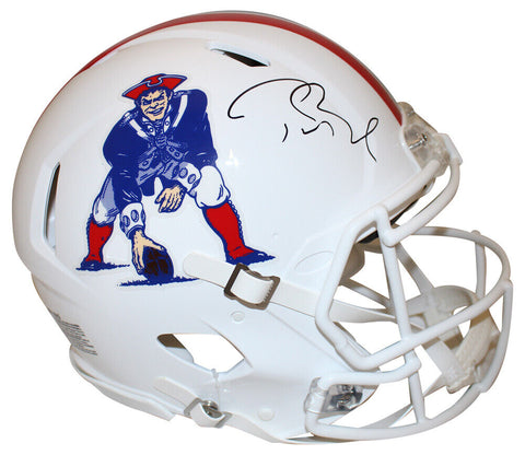 Tom Brady Signed New England Patriots 82-89 Authentic Speed Helmet FAN 36551
