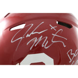 John Mateer Autographed Oklahoma Sooners Pro Helmet Boomer Beckett WIT 58312