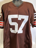 Clay Matthews, Sr. Autographed Custom Cleveland Browns Jersey (XL) - BAS COA