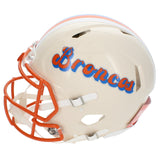 Champ Bailey Autographed Denver Broncos RETRO Speed Authentic Helmet Beckett