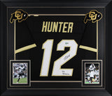 Colorado Travis Hunter "24 HT" Signed Black Pro Style Framed Jersey BAS Witness