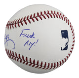 Braves John Rocker "F*** NY!" Signed Robert Manfred OML Baseball JSA #CE86202